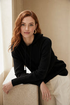 Nora | Women Relaxed Knit Drawstring Hoodie