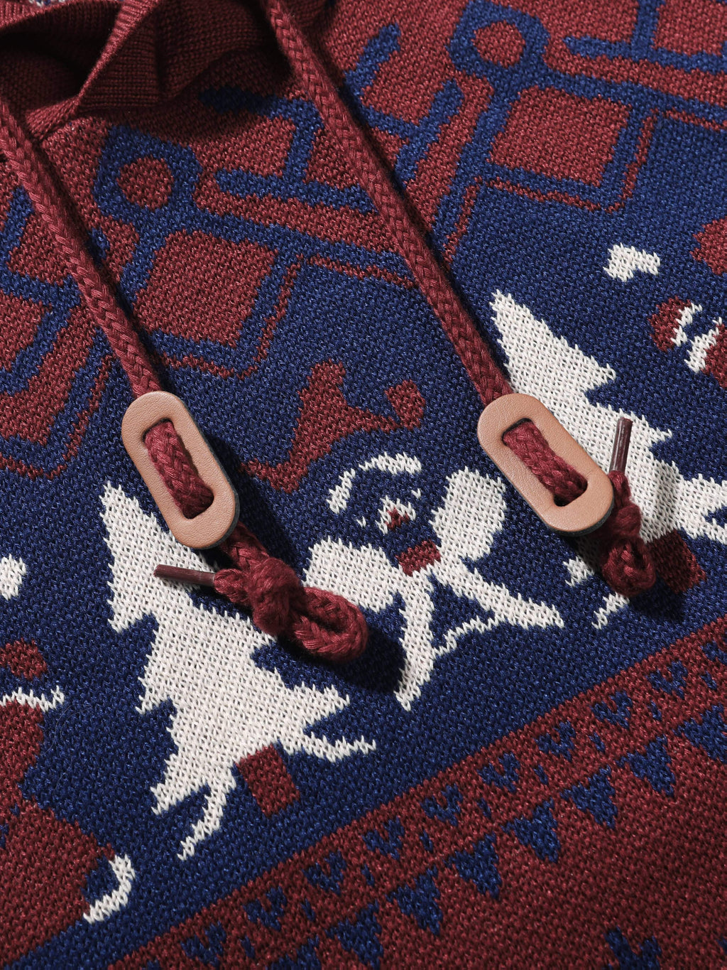 Baxter | Unisex Hooded Reindeer Christmas Knit Sweater