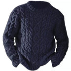 Arthur | Men Cable Knit Crew Neck Sweater