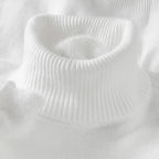 Men's Ribbed Turtleneck Sweater – Slim Long Sleeve Knit Pullover