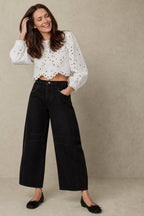 Paige | Women Barrel Leg Ankle Length Jeans