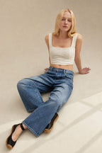 Paige | Women Barrel Leg Ankle Length Jeans