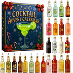 Sienna | Cocktail Christmas Advent Calendar with 24 Mini Bottle Tree Ornaments