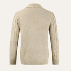 Men's Soft Knit Button Cardigan – Relaxed Smart Casual Sweater with Pockets
