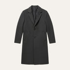 Men's Minimal Longline Overcoat – Classic Tailored Business Coat