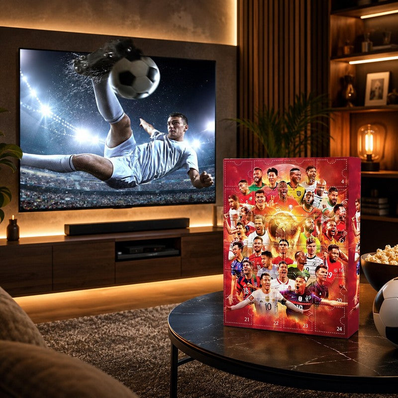 Logan | Football Christmas Advent Calendar with 24 Surprise Doors for Fans