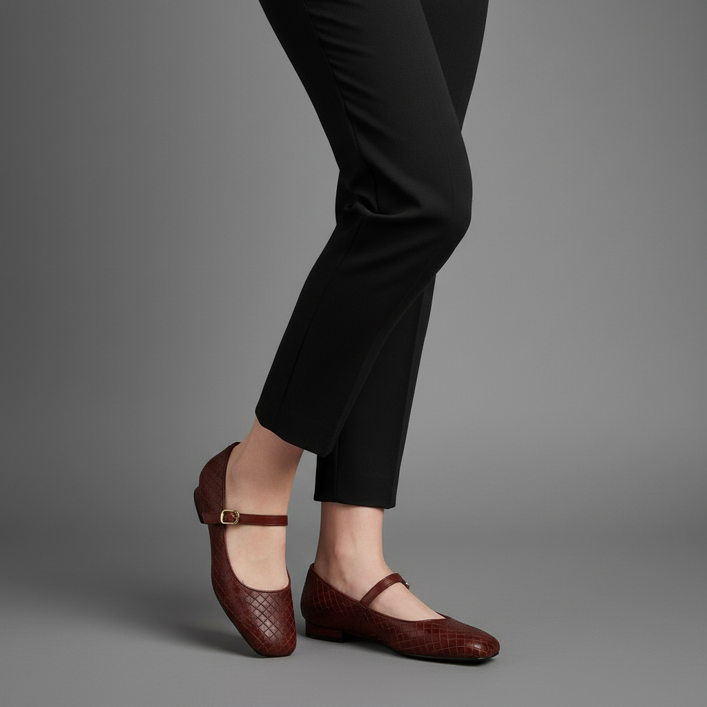 Winona Woven Mary Jane Flat