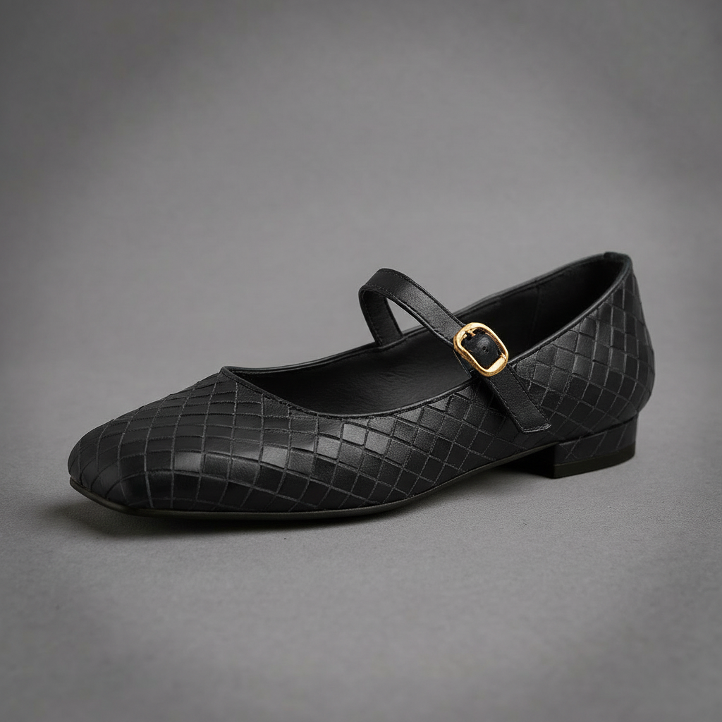Winona Woven Mary Jane Flat