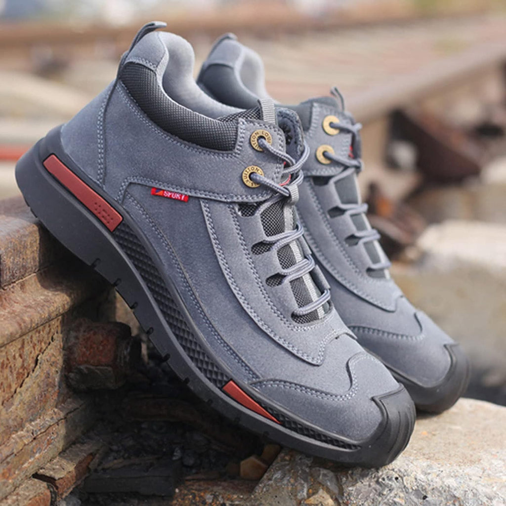 Grant | Men's Steel Toe Waterproof Lace-Up Work Boots