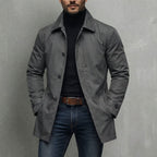 Men's Insulated Winter Coat – Windproof Water-Resistant Tailored Jacket