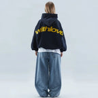 Harlow | Women Oversized Graphic Back Hoodie