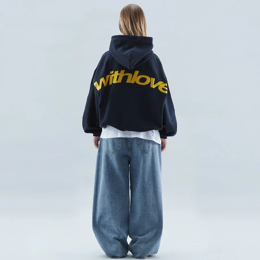 Harlow | Women Oversized Graphic Back Hoodie