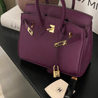 Women's Structured Top Handle Handbag – Elegant Everyday Shoulder Bag