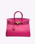 Women's Structured Top Handle Handbag – Elegant Everyday Shoulder Bag