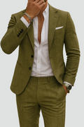 Men's Slim Fit Blazer & Trouser Set – Tailored Two-Piece Formal Suit