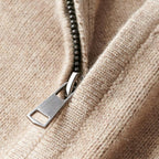 Men's Quarter Zip Sweater – Regular Fit Casual Knit Pullover