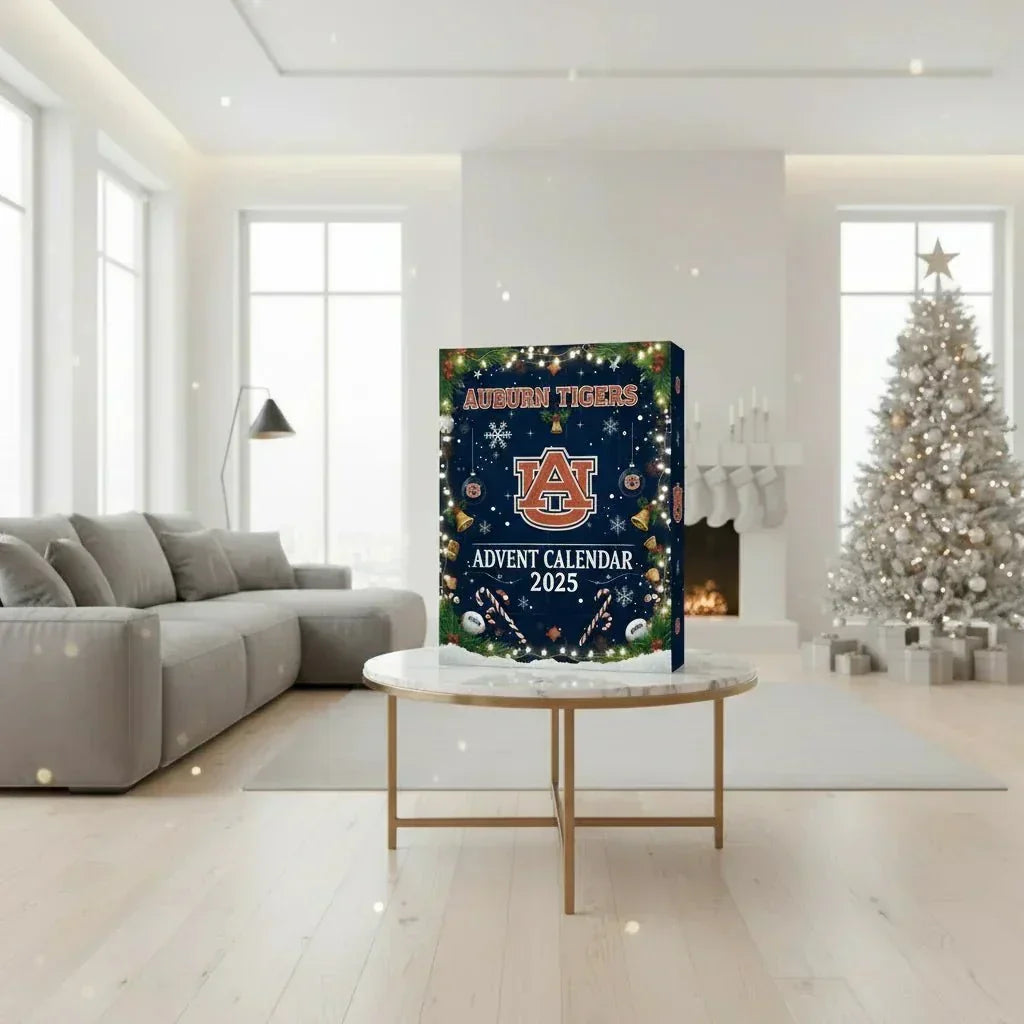 Joy | Christmas Advent Calendar with 25 Surprise Doors and Refillable Box