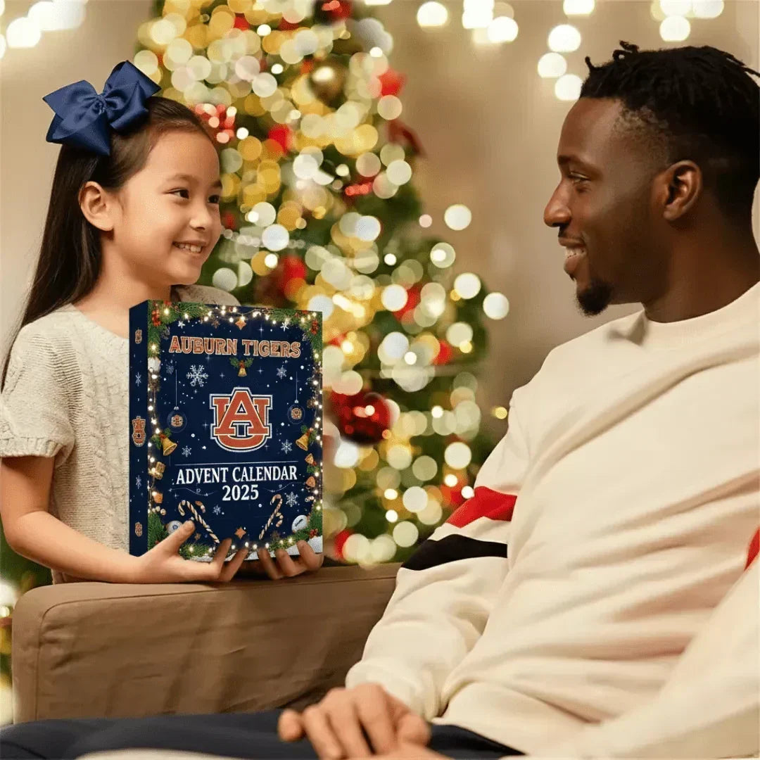 Joy | Christmas Advent Calendar with 25 Surprise Doors and Refillable Box