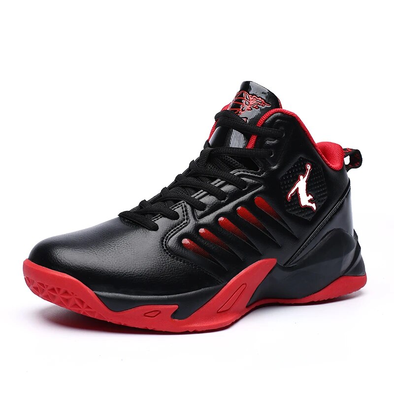 Men's High-Top Basketball Shoes – Cushioned Non-Slip Court Sneakers