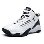 Men's High-Top Basketball Shoes – Cushioned Non-Slip Court Sneakers