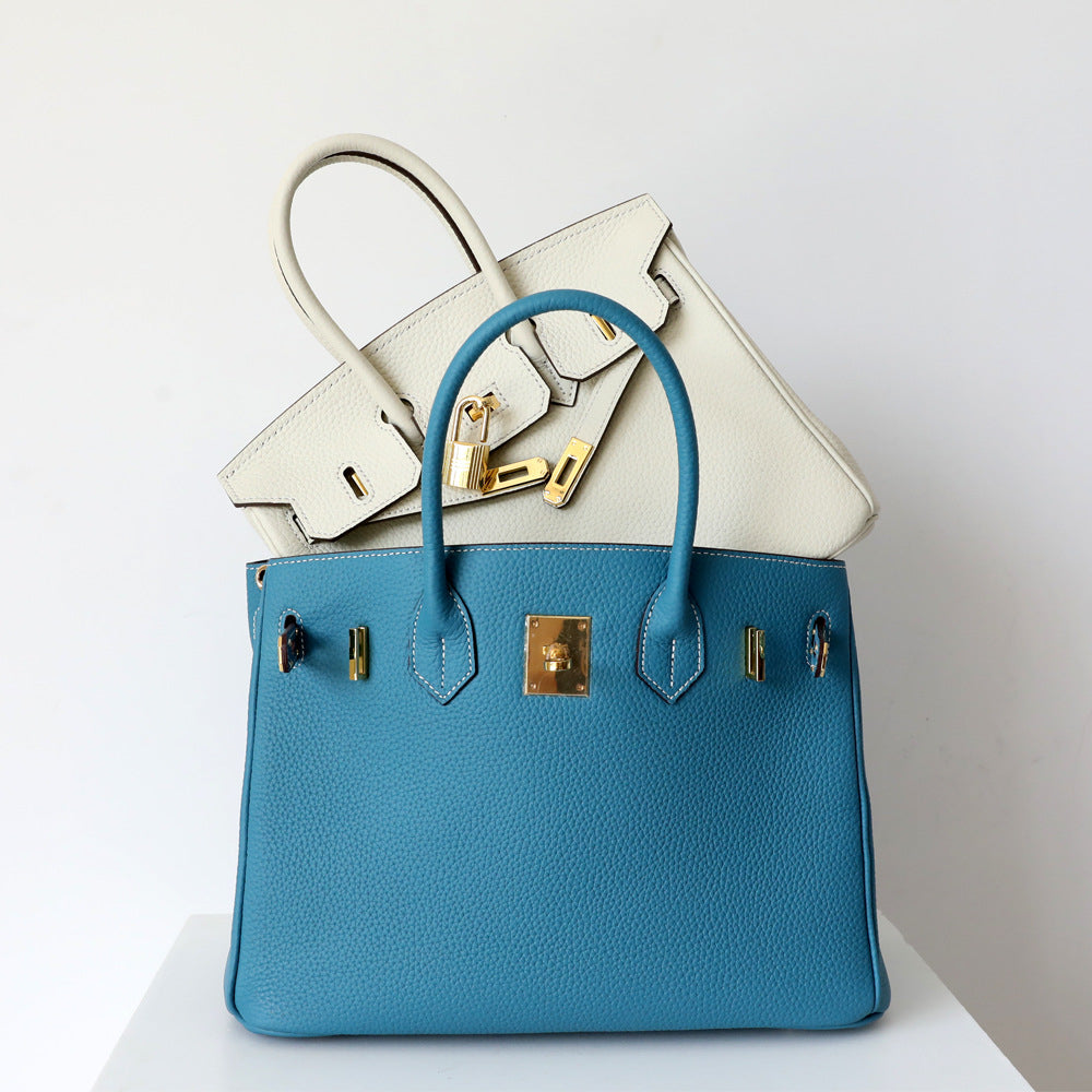 Women's Structured Top Handle Handbag – Elegant Everyday Shoulder Bag