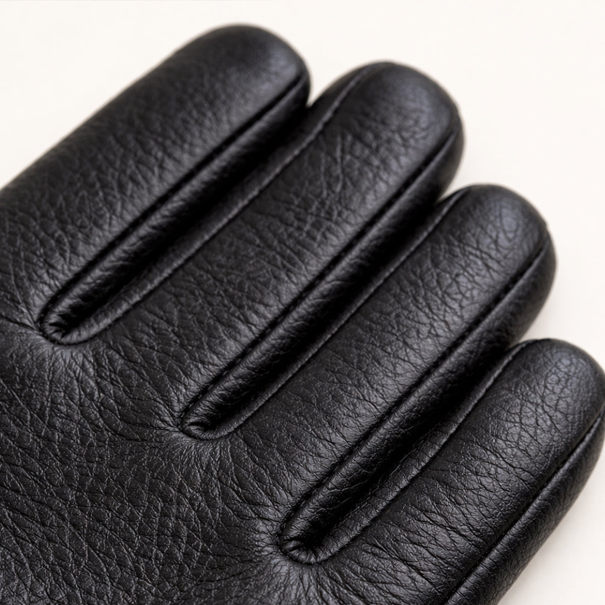 Men's Wool Lined Driving Gloves – Faux Leather Winter Gloves