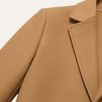 Men's Minimal Longline Overcoat – Classic Tailored Business Coat