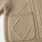 Men's Soft Knit Button Cardigan – Relaxed Smart Casual Sweater with Pockets