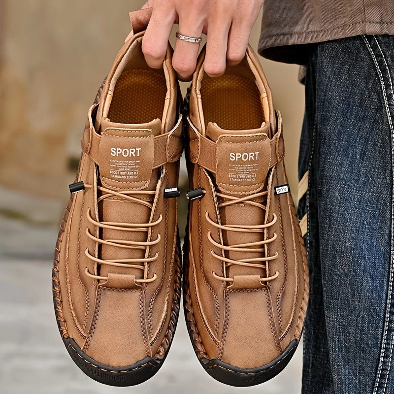 Henry | Men Orthopedic Style Lace Up Walking Sneakers