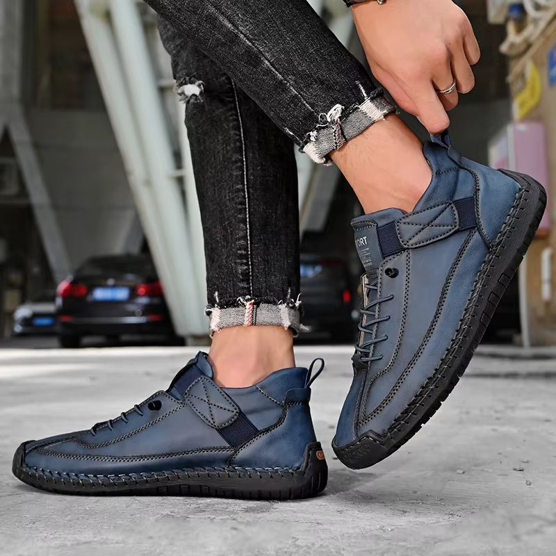 Henry | Men Orthopedic Style Lace Up Walking Sneakers