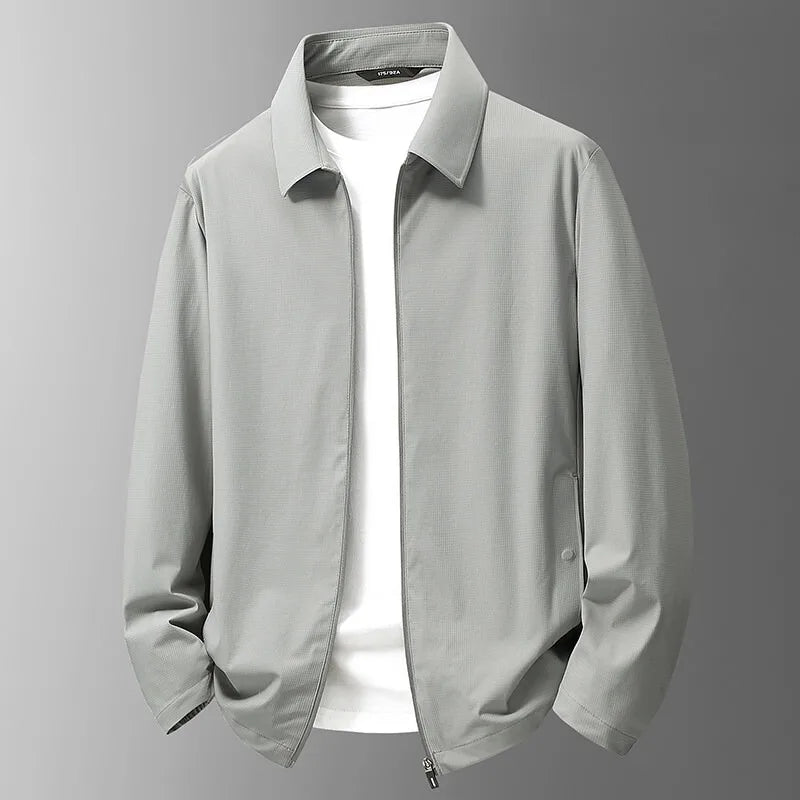 Cole | Men Hooded Zip Front Windbreaker Jacket