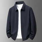 Cole | Men Hooded Zip Front Windbreaker Jacket