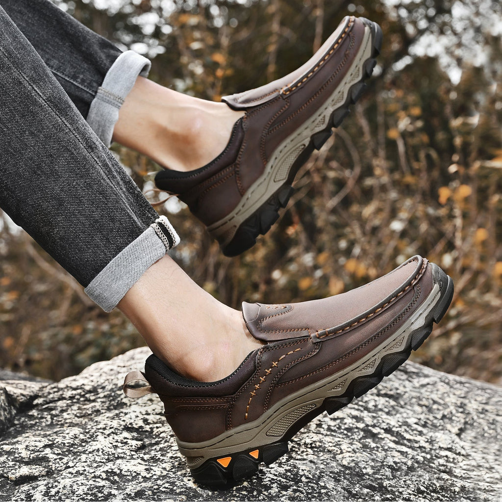 Russell | Men Orthopedic Style Slip On Walking Shoes