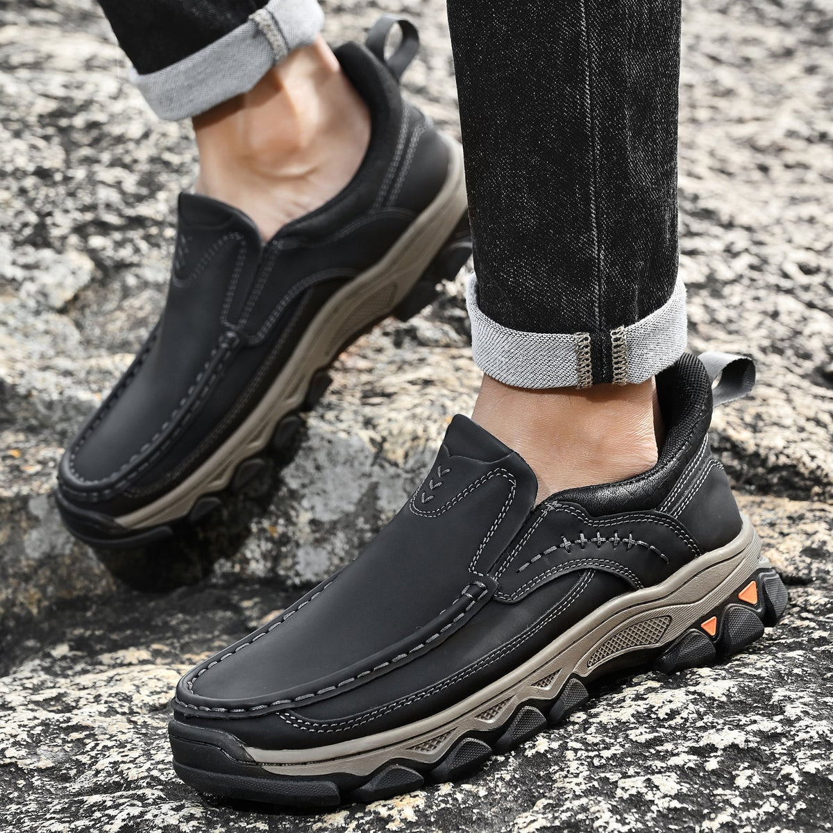 Russell | Men Orthopedic Style Slip On Walking Shoes
