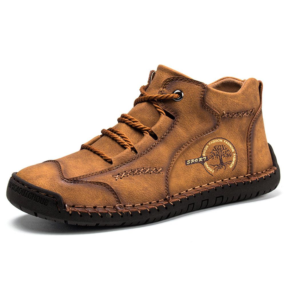 Walter | Men Vintage Style Lace Up Ankle Boots