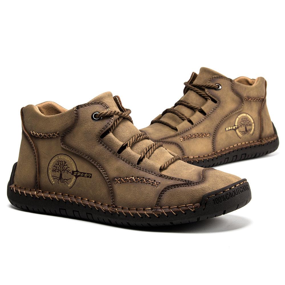 Walter | Men Vintage Style Lace Up Ankle Boots