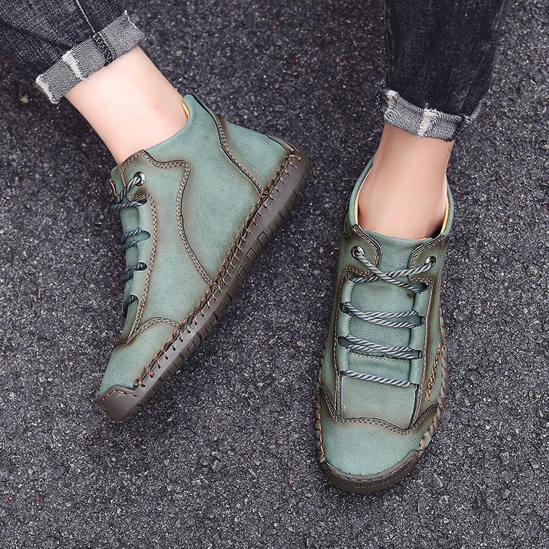 Walter | Men Vintage Style Lace Up Ankle Boots