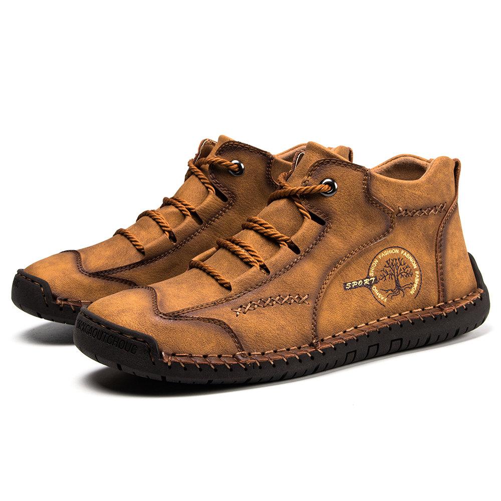 Walter | Men Vintage Style Lace Up Ankle Boots