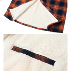 Wyatt | Men Sherpa Lined Plaid Shirt Jacket