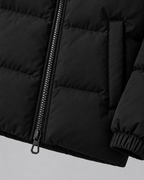 Men's Fleece-Lined Puffer Jacket – Funnel Neck Quilted Zip-Up