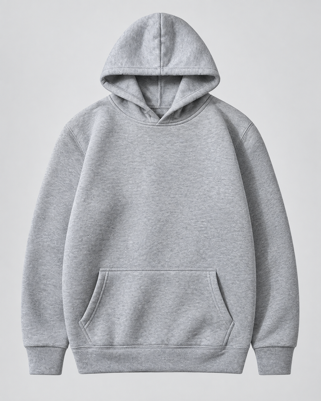 Men's Brushed Fleece Pullover Hoodie – Kangaroo Pocket Sweatshirt
