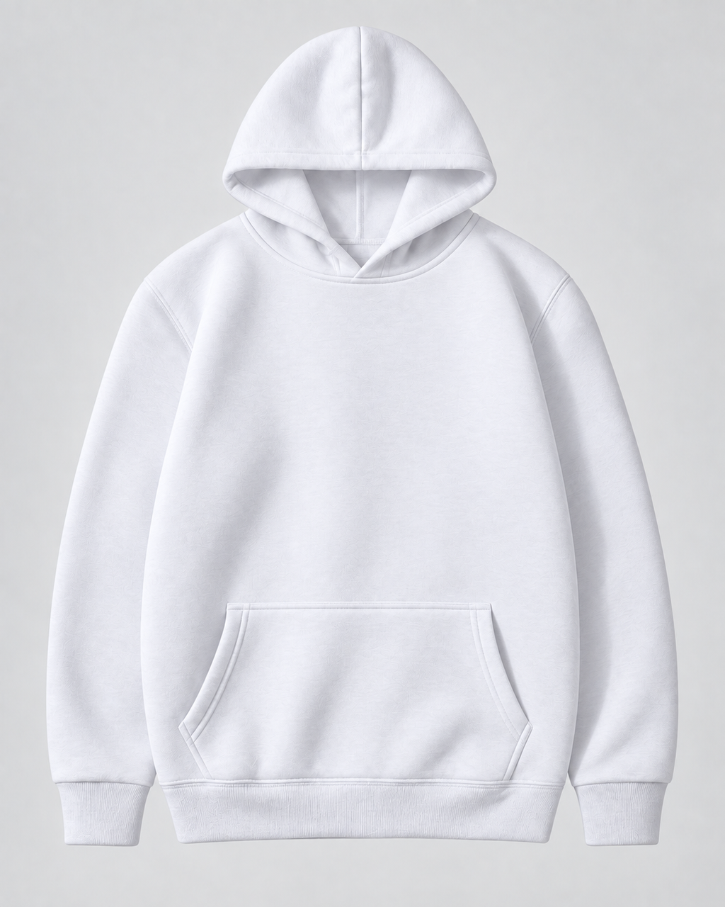 Men's Brushed Fleece Pullover Hoodie – Kangaroo Pocket Sweatshirt