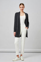 Women's Open Front Knit Cardigan – Lightweight Layering Essential
