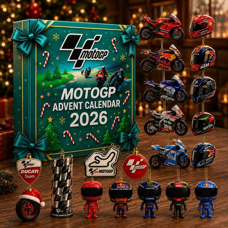 Colt | Superbike Racing Christmas Advent Calendar 2026 with 24 Motorcycle Ornaments