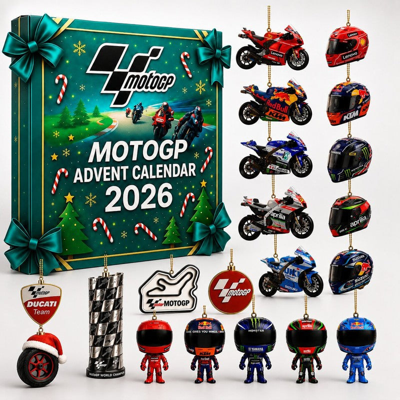 Colt | Superbike Racing Christmas Advent Calendar 2026 with 24 Motorcycle Ornaments