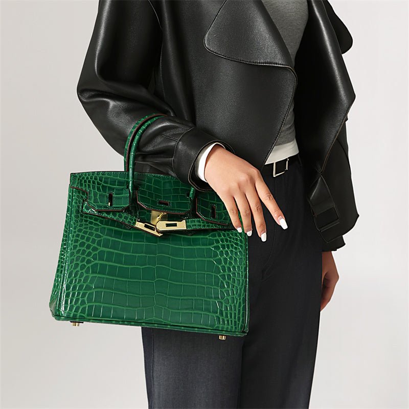Women's Structured Top Handle Handbag – Elegant Everyday Shoulder Bag