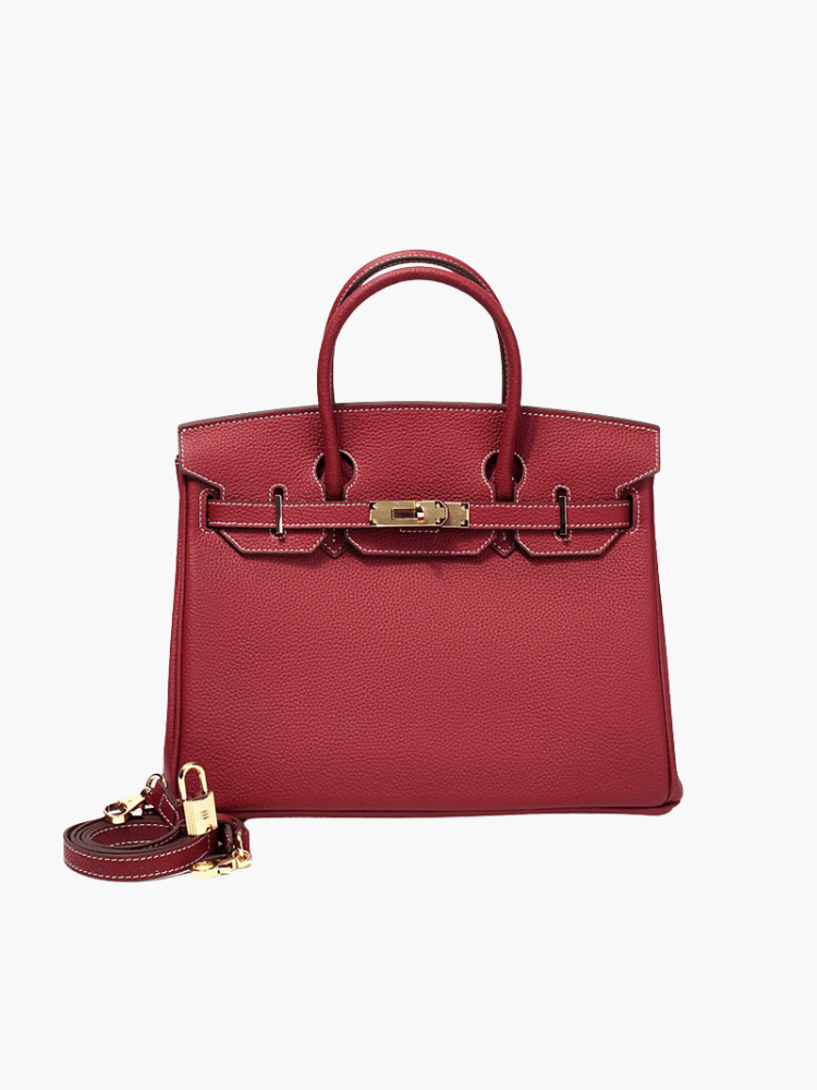 Women's Structured Top Handle Handbag – Elegant Everyday Shoulder Bag
