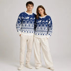 Holden | Unisex Reindeer Jacquard Knit Christmas Sweater