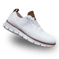 Men's Breathable Mesh Walking Sneakers – Wide Toe Box Cushioned Shoes
