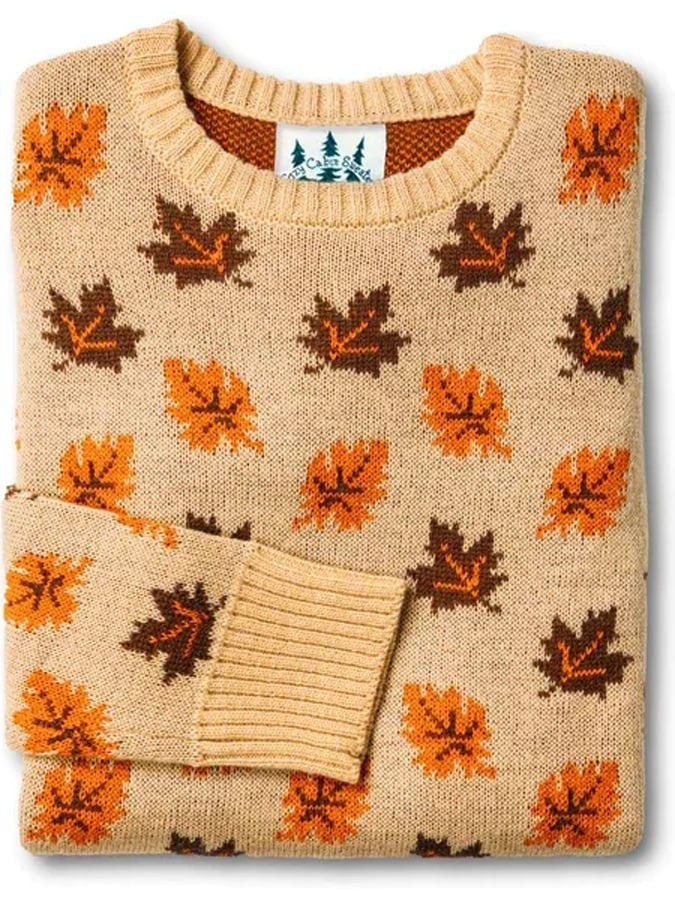 Women's Fair Isle Halloween Crew Neck Sweater – Seasonal Knit Pullover